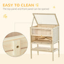 Natural Wood Small Animal and Hamster Playhouse Hamster Cage - Seasonal Overstock