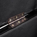 Benches, Larmory 42" Black Faux Leather Storage Bench - Seasonal Overstock