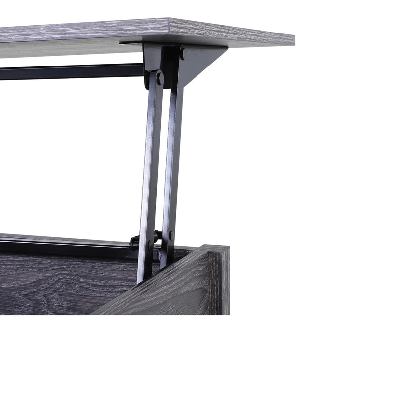 Asher Grey 39" Lift-Top Coffee Table - Grey - Seasonal Overstock