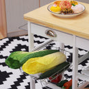 Kitchen Cart, Kinsley Rolling Kitchen Cart - White - Seasonal Overstock