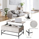 Ranoki Marble Grey Lift Top Coffee Table - Seasonal Overstock