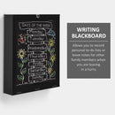 Sofia Floating Wall Desk Table - Black - Seasonal Overstock