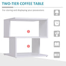 Tristan 3-Tier End Table - White - Seasonal Overstock