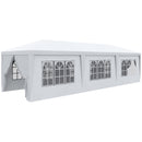 Canopy Tents, 10' x 28' White Party Canopy Tent with 8 Wall Panels - Seasonal Overstock