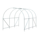 Greenhouses, 11.5' x 6.6 ft Soft Cover Dome Top Greenhouse - White - Seasonal Overstock