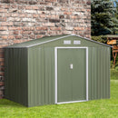 9' x 6.4' Outdoor Storage Shed - Light Green - Seasonal Overstock