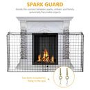 Fireplace Accessories, Adjustable Width Pet & Kid Guard Fireplace Fence 32"-63" - Seasonal Overstock