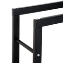 Black Vertical Log Holding Firewood Rack - Seasonal Overstock