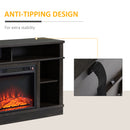 TV Stand, Donovan 45" Espresso Brown TV Stand Fireplace for up to 47" TVs - Seasonal Overstock