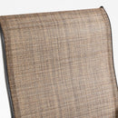 Kaira 5pc Outdoor Patio Table and Swivel Chair Set - Brown - Seasonal Overstock