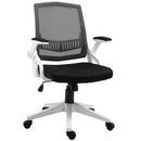 Office Chairs, Wesley Mesh Back Task Chair with Flip Up Arm Rest White - Seasonal Overstock