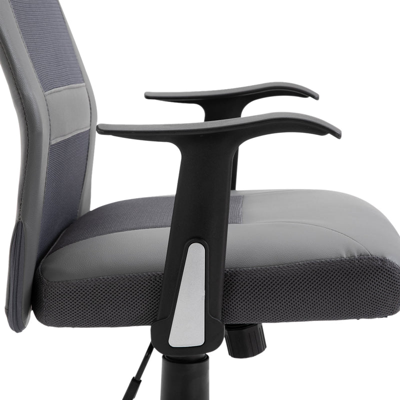 William Grey Mesh Back Adjustable Height Desk Chair - Seasonal Overstock