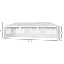 Canopy Tent, 10' x 28' Portable Party Tent with 5 Removeable Wall Panels - Seasonal Overstock