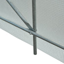 Greenhouses, 11.5' x 6.6 ft Soft Cover Dome Top Greenhouse - White - Seasonal Overstock