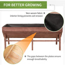Planters, 72" x 32" Raised Wood Planter Box - Seasonal Overstock