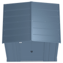 6' x 5' Arrow Classic Steel Storage Shed - Blue Grey - Seasonal Overstock