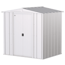 6' x 5' Arrow Classic Steel Storage Shed - Flute Grey - Seasonal Overstock