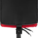 Flyta Ergonomic Executive Faux Leather Red & Black Office Gaming Chair - Seasonal Overstock