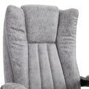 Office Chairs, Horatio High Back Office Chair with Massage & Footrest - Grey - Seasonal Overstock