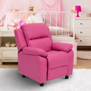 Kids Furniture, Kids Pink Reclining Arm Chair - Seasonal Overstock