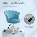 Morgana Mid Back Swivel Task Chair - Blue - Seasonal Overstock