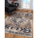 Nita Beige Geometric Area Rug by Casper Studios - Seasonal Overstock