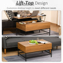 Ranoki Teak Brown Lift Top Coffee Table - Seasonal Overstock