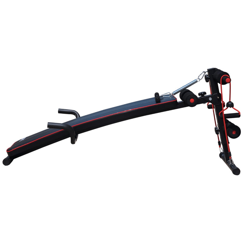 Adjustable Sit-Up Bench with Resistance Bands - Seasonal Overstock