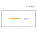 100" Portable Pin-Up Projection Screen - Seasonal Overstock