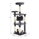 Cat Trees, 52" Multi Level Cat Tree - Dark Grey - Seasonal Overstock