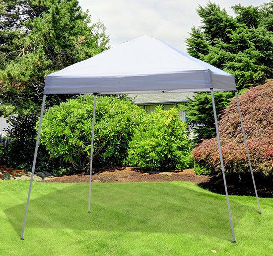 8.2 x 8.2ft Easy Pop Up Canopy Tent W/ Slanted Legs - Seasonal Overstock