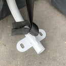 9' x 8' Dark Grey Heavy Duty Outdoor Portable Storage Shed - Seasonal Overstock