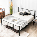 Graham Queen Size Metal Platform Bed - Seasonal Overstock