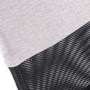 Minnie Ergonomic Mid Back Office Chair - Grey & Black - Seasonal Overstock