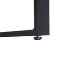 Ricardo 3pc Rattan Wicker Chair and Table Set - Black - Seasonal Overstock