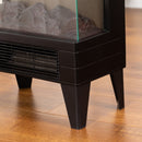 Fireplaces, Small 750W / 1500W Freestanding Electric Fireplace with Remote - Seasonal Overstock
