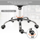 Stella Diamond Tufted Vanity Task Chair - Grey Velvet - Seasonal Overstock