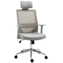 Office Chairs, Trevon High Back with Lumbar Support Mesh Task Chair Grey - Seasonal Overstock