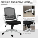 Office Chairs, Wesley Mesh Back Task Chair with Flip Up Arm Rest White - Seasonal Overstock