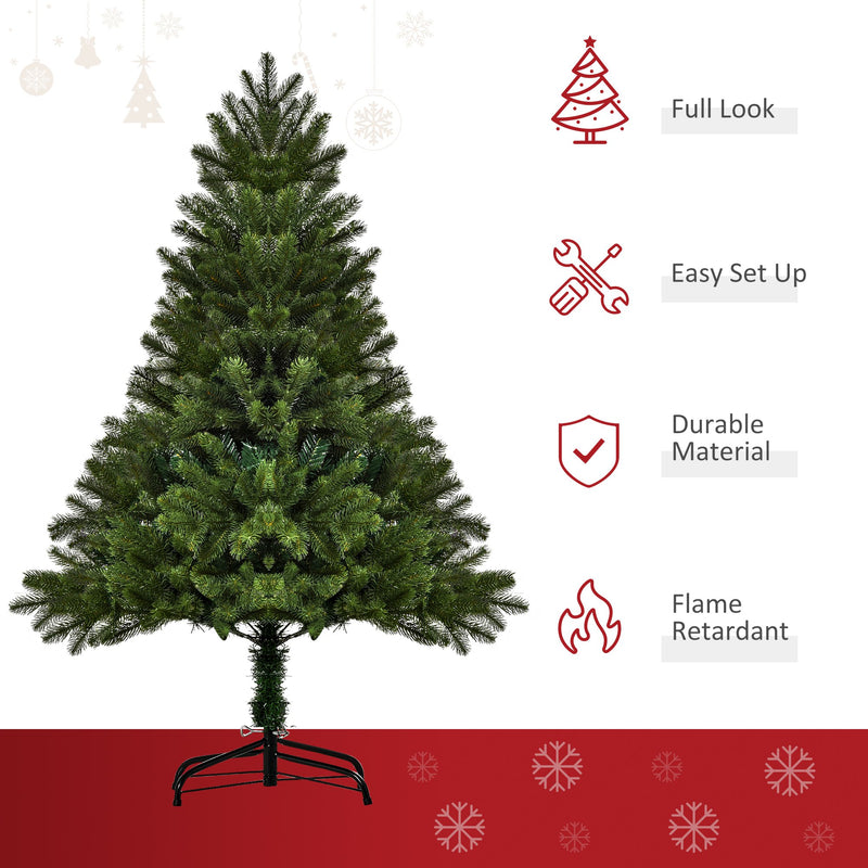 4ft Artificial Green Christmas Tree with Automatic Open - Seasonal Overstock