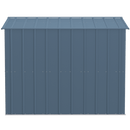 8' x 8' Arrow Classic Steel Storage Shed - Blue Grey - Seasonal Overstock