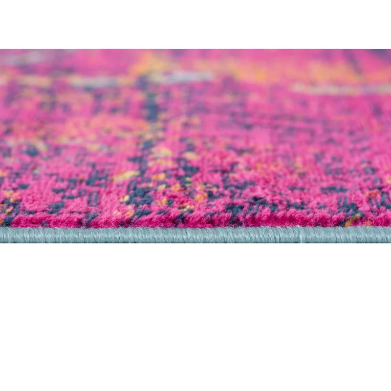 Asani Multi-Colour Abstract Area Rug by Mercury Splash - Seasonal Overstock
