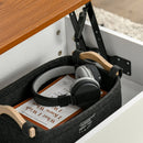 Coffee Tables, Bryan Lift Top Coffee Table with 3 Storage Compartments - White Brown - Seasonal Overstock