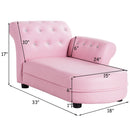 Kids Furniture, Emma Princess Sofa Chaise - Seasonal Overstock