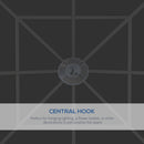 Palm Break 10' x 10' Aluminum Frame Gazebo with Polycarbonate Panel Roof