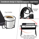 Rocky 47" Wide 2-Level Gaming Desk with Tablet Stand and Cup Holder - Seasonal Overstock