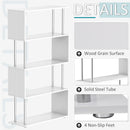 Sylas 4-Tier Bookshelf - White - Seasonal Overstock