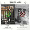 45" Heavy Duty Steel Dog Crate with Casters - Seasonal Overstock