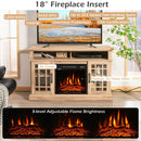 Fireplaces, Felder Natural 1400W Electric Fireplace TV Stand for TVs up to 50" - Seasonal Overstock