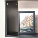 Zeke 6-Tier Black Bookshelf - Seasonal Overstock